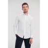 Chemise fittée homme manches longues