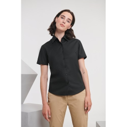 Chemise femme manches courtes Oxford