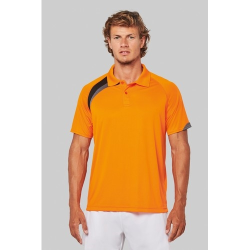 Polo de sport manches courtes unisexe