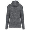 Sweat-shirt à capuche 1/4 zip sport unisexe