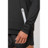 Sweat-shirt à capuche 1/4 zip sport unisexe