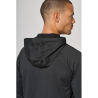 Sweat-shirt à capuche 1/4 zip sport unisexe