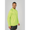 Haut de sport manches longues ¼ zip homme