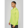 Haut de sport manches longues ¼ zip homme