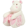 Peluche hippopotame avec couverture