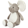 Peluche zippée Éléphant