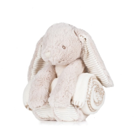 Peluche Lapin & couverture