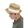 Chapeau de paille style Panama