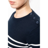 Pull marin femme