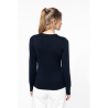 Pull col rond femme