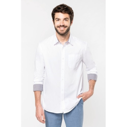 Chemise coton manches longues Nevada homme