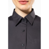 Chemise popeline manches courtes femme