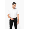 Chemise popeline manches courtes