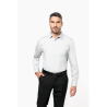 Chemise popeline manches longues