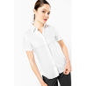 Chemise manches courtes sans repassage femme