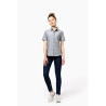 Chemise Oxford manches courtes femme