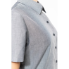 Chemise Oxford manches courtes femme