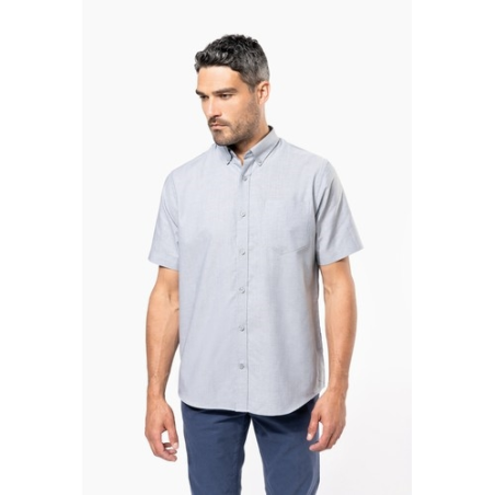 Chemise Oxford manches courtes