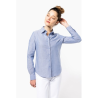 Chemise Oxford manches longues femme