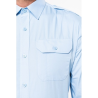 Chemise pilote manches longues homme