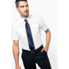 Chemise pilote manches courtes homme