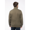 Sweat-shirt col zippé homme