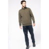 Sweat-shirt col zippé homme