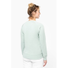 Sweat-shirt Bio col rond manches raglan femme