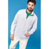 Sweat-shirt col zippé homme