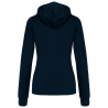 Sweat-shirt capuche contrastée femme