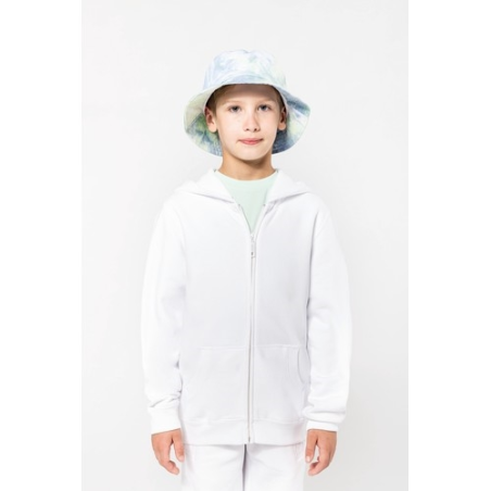 Sweat-shirt capuche zippé enfant