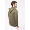 Sweat-shirt zippé capuche homme