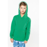 Sweat-shirt capuche contrastée enfant