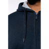 Sweat-shirt zippé capuche unisexe