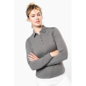 Polo jersey manches longues femme