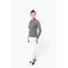 Polo jersey manches longues femme