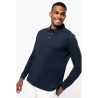 Polo jersey manches longues homme