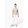 Polo jersey manches courtes femme