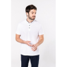 Polo col mao manches courtes homme