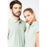 Polos coton piqué bio manches courtes homme