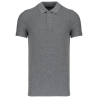 Polos coton piqué bio manches courtes homme