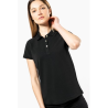 Polo Supima® manches courtes femme