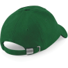 Casquette homme profil bas en coton brossé - 6 panneaux