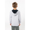 Sweat-shirt zippé capuche enfant