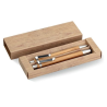 Coffret stylo et crayon en bam BAMBOOSET