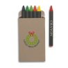 Etui 6 crayons cire BRABO