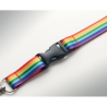 Lanyard en RPET arc-en-ciel BOWYARD