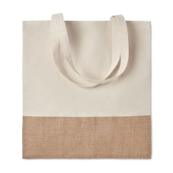 Sac à provisions avec jute  INDIA TOTE