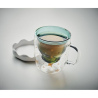 Tasse double paroi en verre VERDE