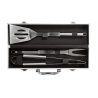 Set de 3 pcs pour barbecue en coffret aluminium